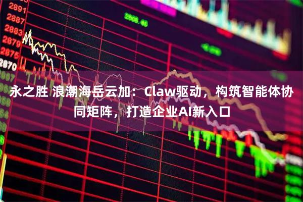 永之胜 浪潮海岳云加：Claw驱动，构筑智能体协同矩阵，打造企业AI新入口