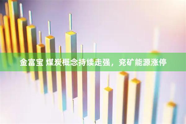 金富宝 煤炭概念持续走强，兖矿能源涨停