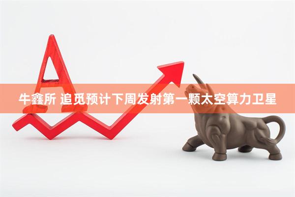 牛鑫所 追觅预计下周发射第一颗太空算力卫星