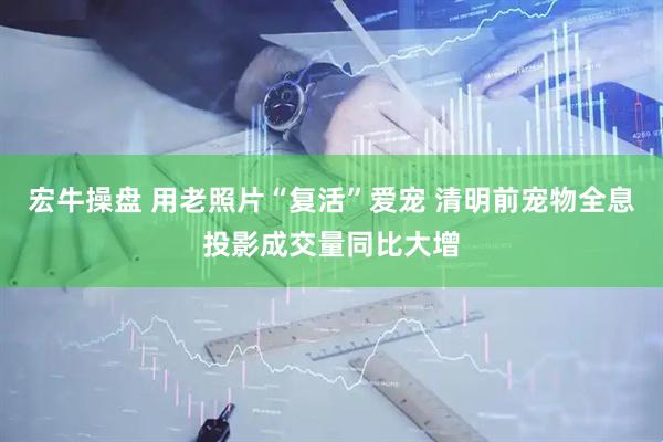 宏牛操盘 用老照片“复活”爱宠 清明前宠物全息投影成交量同比大增